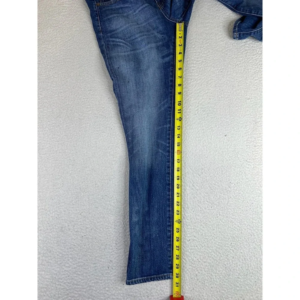 Madewell Slim Boyjean Jeans Womens 28 Blue Medium Wash Mid Rise Stretch Denim